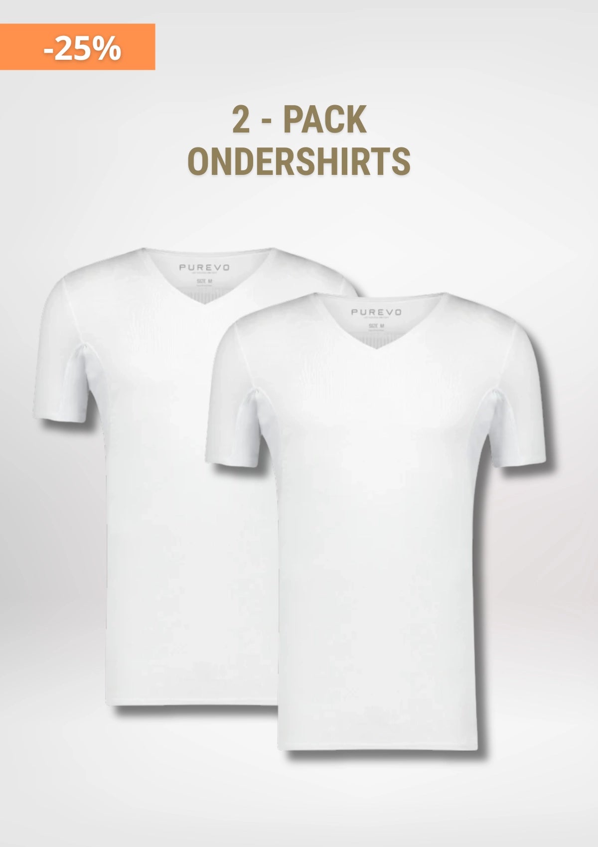2 - Pack premium anti-sweat undershirt - white