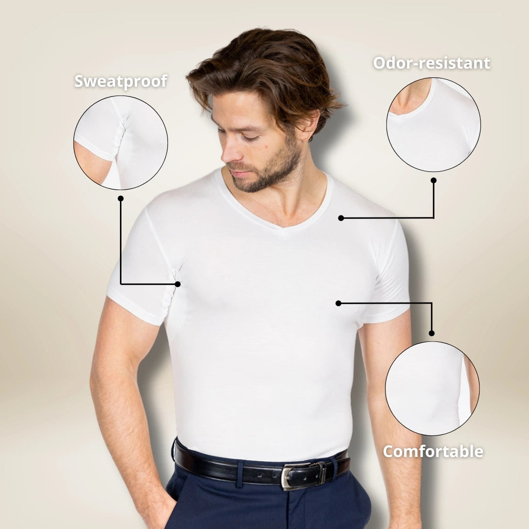 Anti-zweet ondershirt - V hals