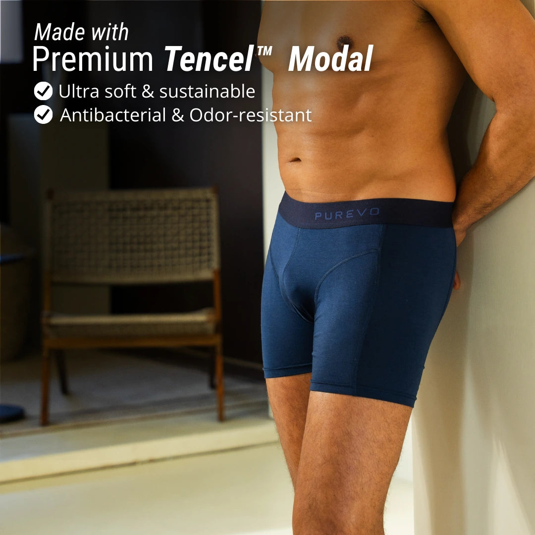 TENCEL™ Comfort Boxershort – Marineblauw – 3-Pack