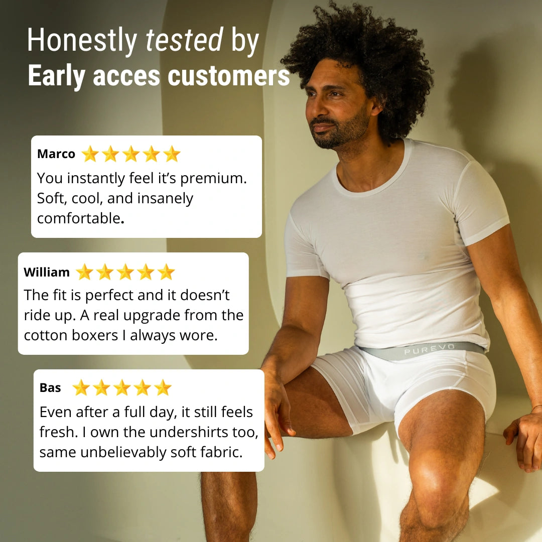 TENCEL™ Comfort Boxershort – Wit – 3-Pack