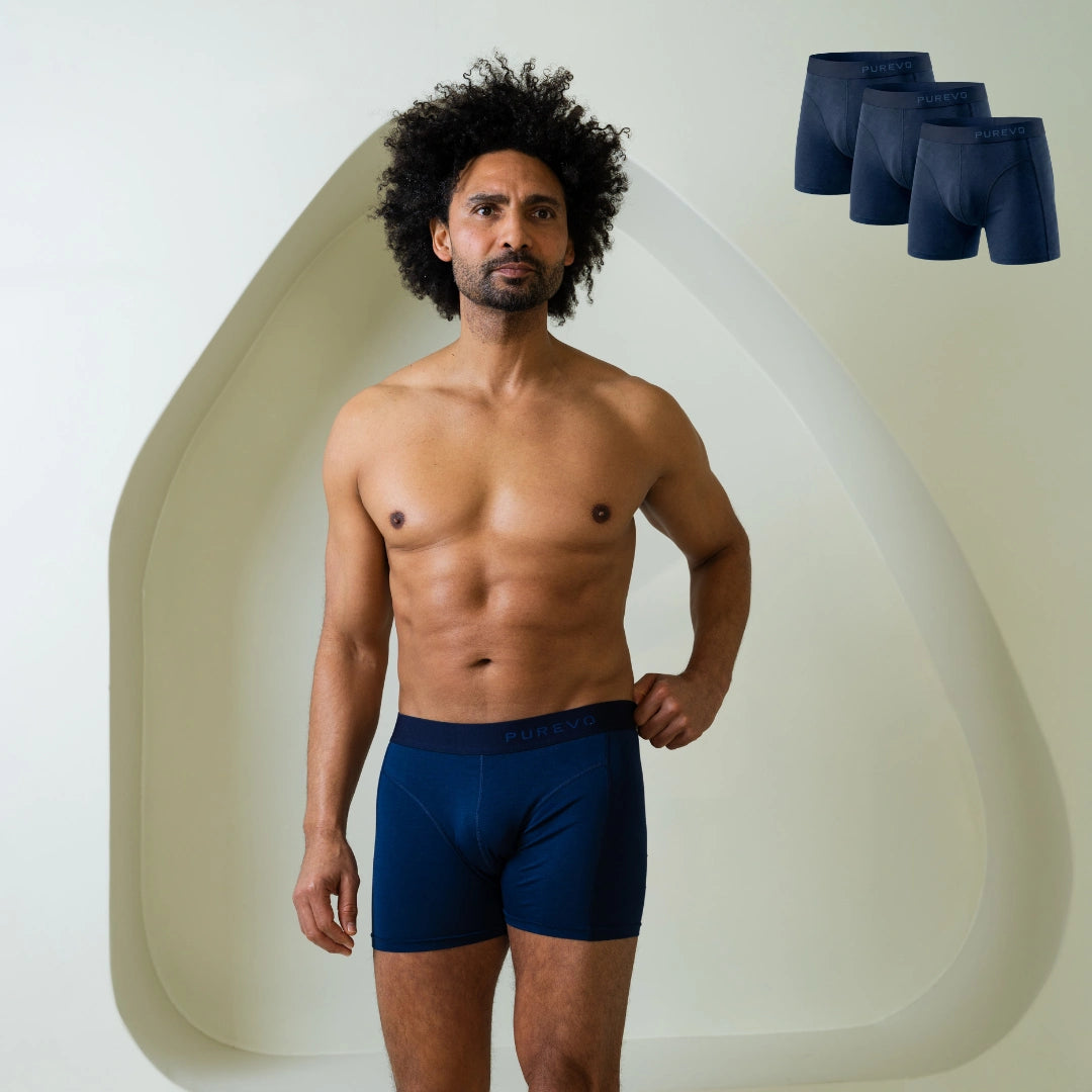 TENCEL™ Comfort Boxershort – Marineblauw – 3-Pack