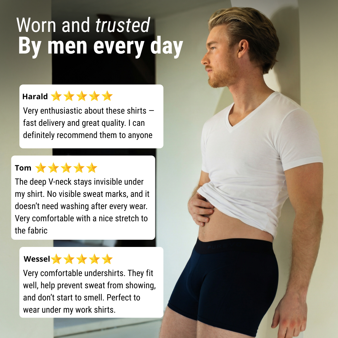 Anti-zweet ondershirt - V hals