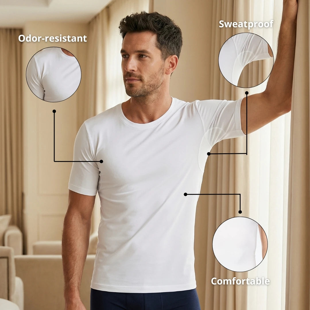 Anti-zweet ondershirt - ronde hals