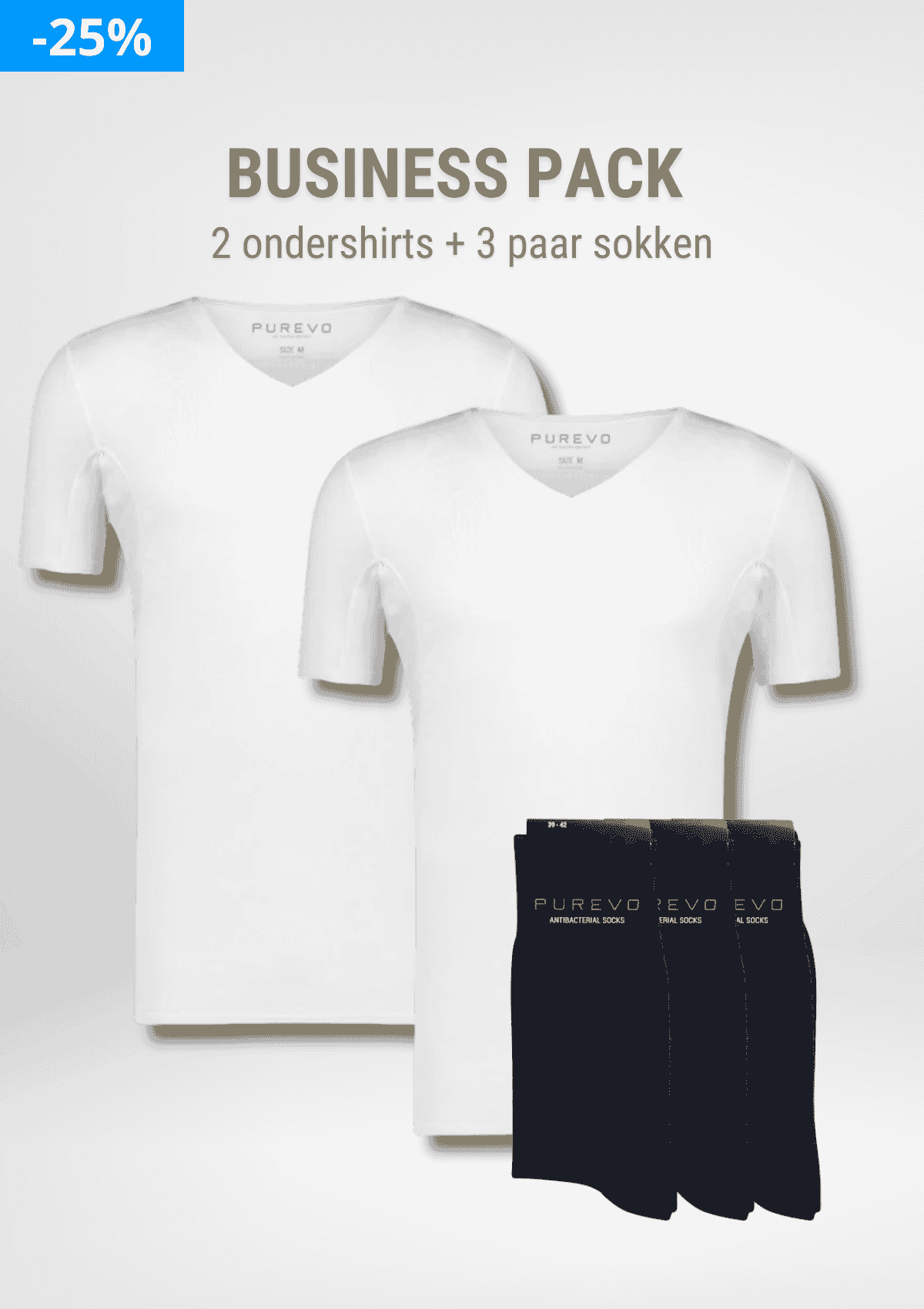 Kombi-Angebot - 2 Unterhemden &amp; 3 Paar Socken